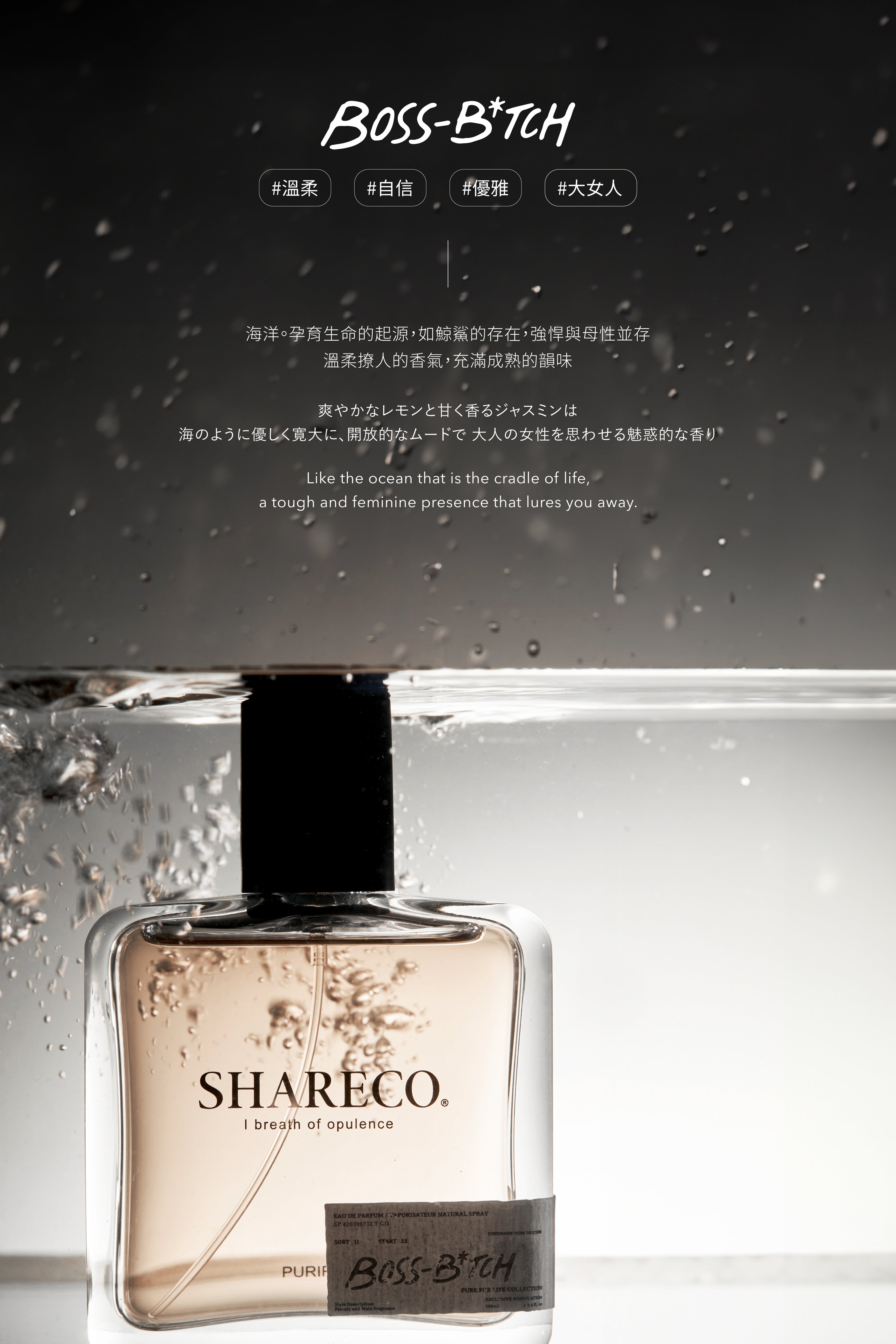 裸麝香香水 BOSS B*TCH|100ML - SHARECO DESIGN